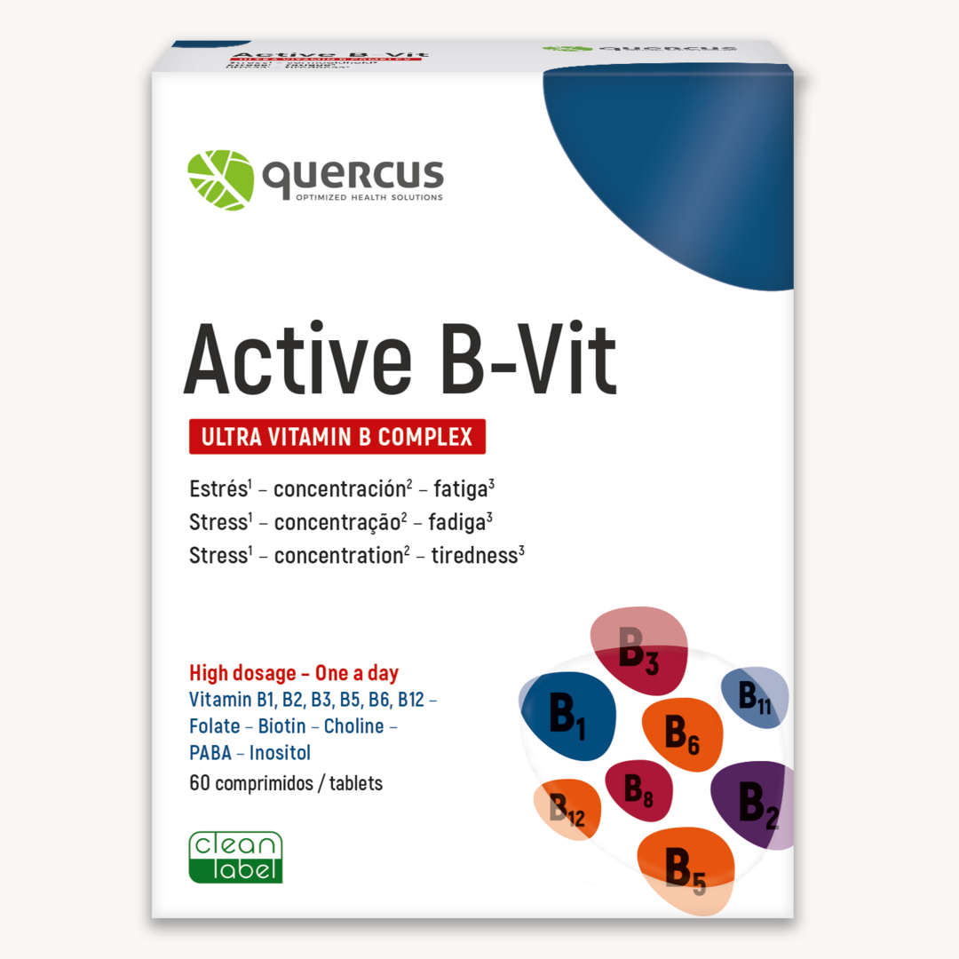 Suplemento Vitamínico Complexo B - Active B-Vit | Quercus